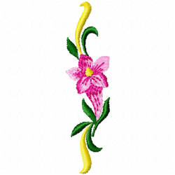Flowers And Tree Embroidery Design 7 Flowers And Tree Embroidery Design 7
